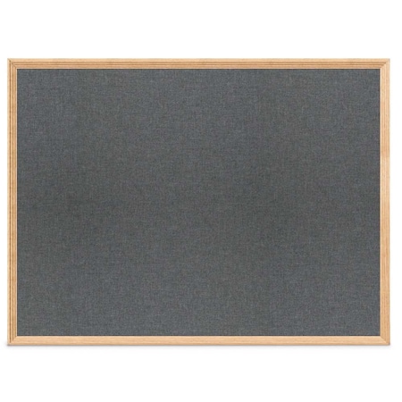 United Visual Products Decor Wood Combo Board, 60"x48", Walnut/White Porcelain & Burgundy UV704DEFAB-WALNUT-WHTPORC-DBURGU